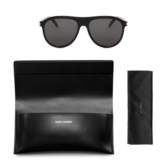 Saint Laurent Pilot Sunglasses SL432 001 57